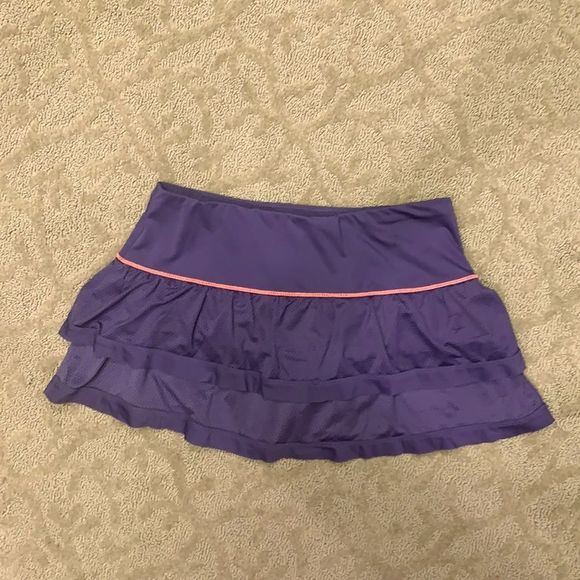 Lucky in Love Dresses & Skirts - Lucky in Love M 8/10 Tennis Exercise Micro Mini Skirt Purple/Blue/Gray Runs Sm